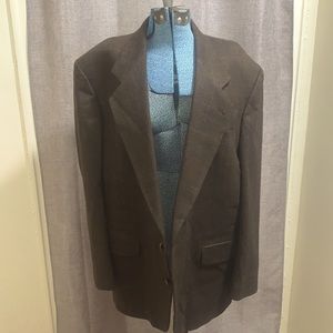 Vintage Oscar De La Renta Two Button Wool Sport Coat